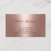 Spray Tan Modern Roos Gold Mobile Tanning Visitekaartje (Achterkant)