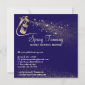 Spray Tan Nazorg Instructie Tips Marine Body Kaart (Voorkant)