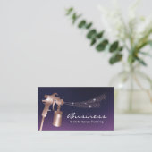 Spray Tan Paars en Roos Gold Mobile Tanning Visitekaartje (Staand voorkant)