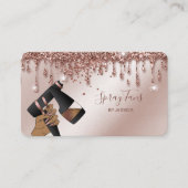 Spray Tan Pistool, Mobile Roos Gold Spray Tanning Visitekaartje (Voorkant)