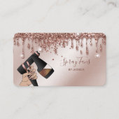 Spray Tan Pistool, Mobile Roos Gold Spray Tanning Visitekaartje (Voorkant)