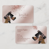 Spray Tan Pistool, Mobile Roos Gold Spray Tanning  Visitekaartje (Voorkant / Achterkant)