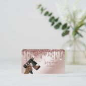 Spray Tan Pistool, Mobile Roos Gold Spray Tanning  Visitekaartje (Staand voorkant)