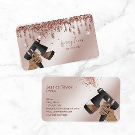 Spray Tan Pistool, Mobile Roos Gold Spray Tanning  Visitekaartje