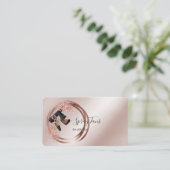 Spray Tan Pistool, Mobile Roos Gold Spray Tanning Visitekaartje (Staand voorkant)