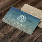 Spray Tan  Sun Spa Logo Tropisch strand Visitekaartje