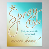 Spray Tan Tanning SALE Poster (Voorkant)