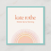 Spray Tan Tropical Sun Contactkaartje (Voorkant)