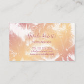 Spray Tan Tropisch Palm Beach Skincare Therapy Spa Visitekaartje (Achterkant)