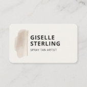 Spray Tan Visitekaartje (Voorkant)