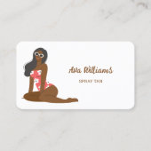 Spray Tan Visitekaartje (Voorkant)