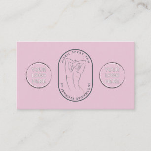 Spray Tan Vrouw Lichaam Huid logo Visitekaartje