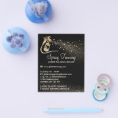 Spray Tanning Bronze Body Paint Aftercare Flyer (Enkel)