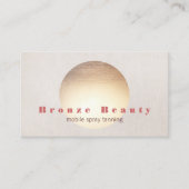 Spray Tanning Gold Sun Visitekaartje (Voorkant)
