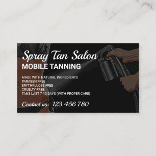 Spray Tanning Mobiele Lichaam Bruining Verf Zomer Visitekaartje