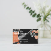Spray Tanning Mobile Body Tan Paint Summer Bronze Visitekaartje (Staand voorkant)