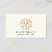 Spray Tanning Modern Sunshine Salon Spa Visitekaartje (Voorkant)