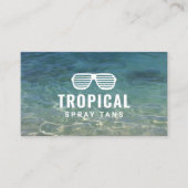 Spray Tanning Summer Beach Skincare Therapy Spa Visitekaartje (Voorkant)