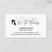 SPRAY TANS VISITEKAARTJE (Achterkant)