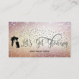 SPRAY TANS VISITEKAARTJE