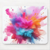 Spray van kleur muismat (Voorkant)