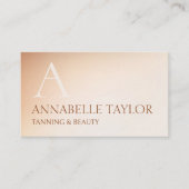 Spray Zonnebank Tanning Beauty Visitekaartje (Voorkant)