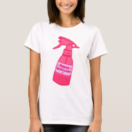 Sprayfles met mensafstotend middel Sassy humor T-shirt