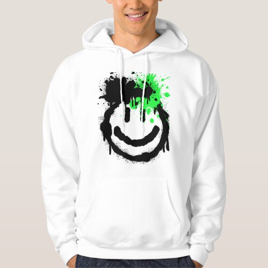 SprayPaint Smile Mind Hoodie (Voorkant)
