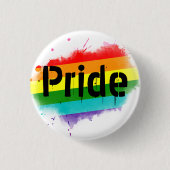 Sprayverf Pride Ronde Button 3,2 Cm (Voorkant)