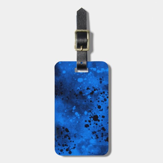 Sprayverfspattereffect Bagagelabel (Voorkant verticaal)