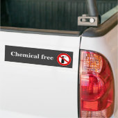 sprayvrij chemicaliënvrij bumpersticker (Op Truck)
