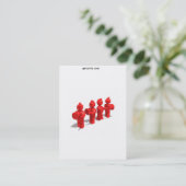 sprcards-3dcadcard visitekaartje (Staand voorkant)
