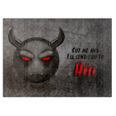 Spread Devilmoji Vintage Snijplank (Voorkant)