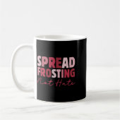 Spread Frosting Not Hate - Funny Baking Lovers Bak Koffiemok (Links)