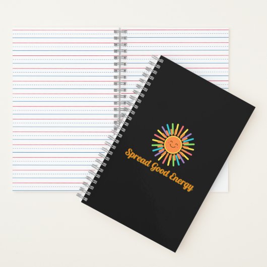 Spread Good Energy | Positive Retro Design Notitieboek (Binnen)
