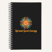 Spread Good Energy | Positive Retro Design Notitieboek (Voorkant)