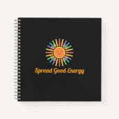Spread Good Energy | Positive Retro Design Notitieboek (Voorkant)