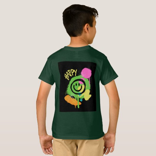 Spread Happiness T-shirt (Achterkant volledig)