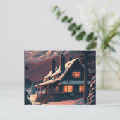 Spread Holiday Cheer met een Wintery-Briefkaart Briefkaart (Staand voorkant)