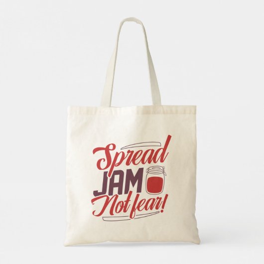 Spread Jam niet bang Tote Bag (Achterkant)