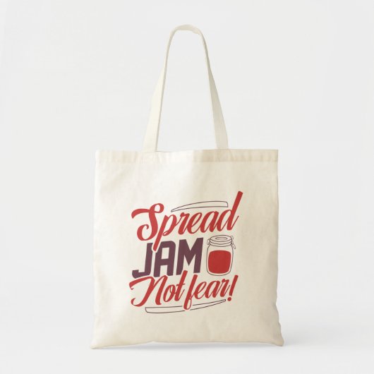 Spread Jam niet bang Tote Bag (Voorkant)