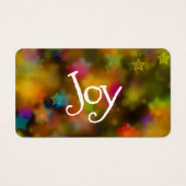 Spread Joy - Bericht Kaarten Visitekaartje (Voorkant)