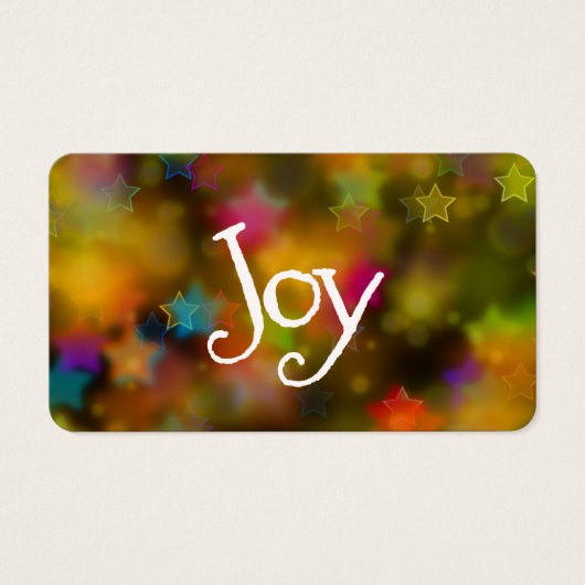 Spread Joy - Bericht Kaarten Visitekaartje (Voorkant)