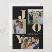 Spread Joy EDITABLE COLOR Holiday-fotokaart Feestdagenkaart (Voorkant)