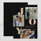 Spread Joy EDITABLE COLOR Holiday-fotokaart Feestdagenkaart (Voorkant / Achterkant)