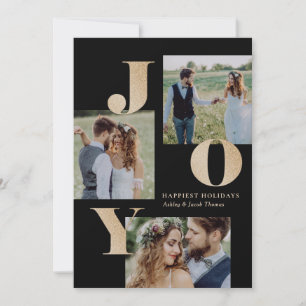 Spread Joy EDITABLE COLOR Holiday-fotokaart Feestdagenkaart