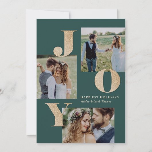 Spread Joy EDITABLE COLOR Holiday-fotokaart Feestdagenkaart (Voorkant)