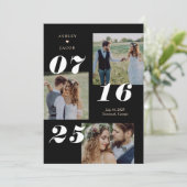 Spread Joy EDITABLE KLOR Save the Date Card Bedankkaart (Staand voorkant)