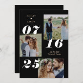 Spread Joy EDITABLE KLOR Save the Date Card Bedankkaart (Voorkant / Achterkant)