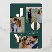 Spread Joy Folie Holiday Kaart Editable Color (Voorkant)